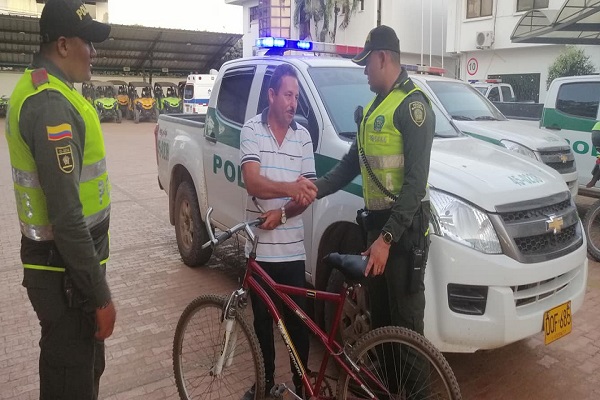 Policía Nacional entrega recomendaciones para evitar el hurto de bicicletas