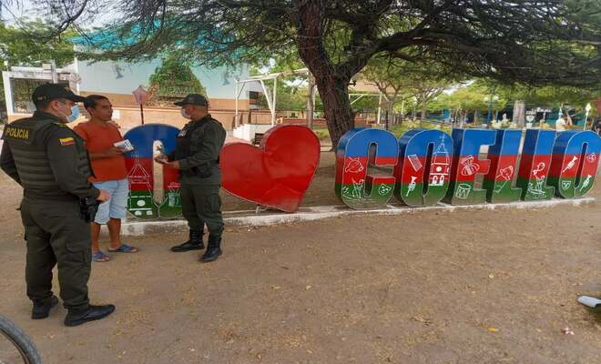 En diferentes municipios, el grupo de prevención GAULA de la Policía Tolima, realizó campaña contra la extorsión