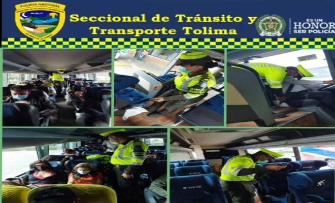 policías realizando campaña de prevención 