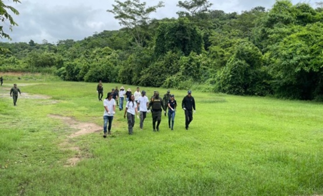 Liberacion de especies silvestres en zona rural del departamento de Cordoba 