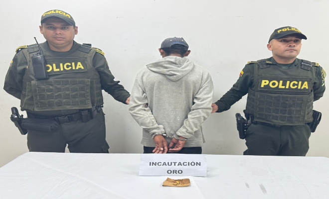 captura en inírida por el delito de receptación 