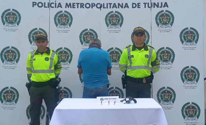 Captura ciudadano quien portaba arma de fuego