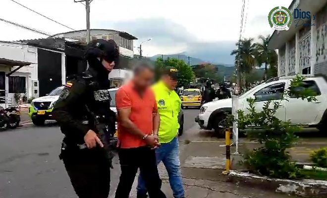 Capturado alias “Colorado” presunto autor determinador y material de la masacre en la que fueron asesinadas 4 personas.