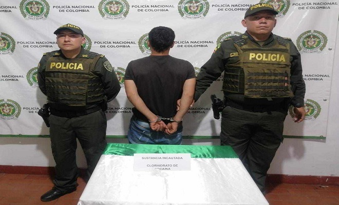 Sorprendido con cocaina