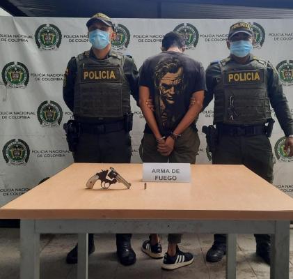 Captura en flagrancia por el delito de fabricación, tráfico y porte de armas de fuego o municiones