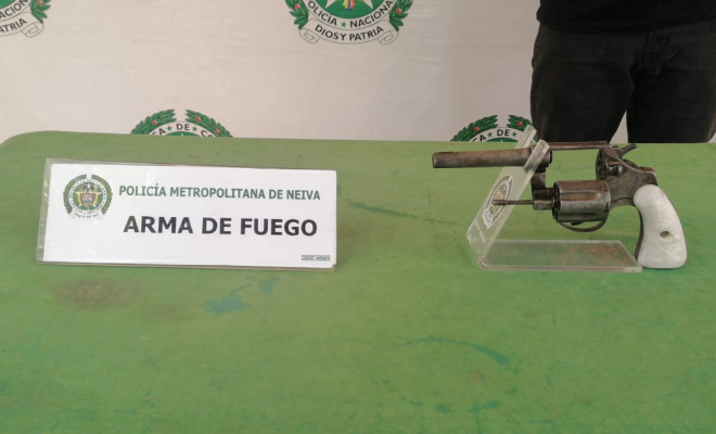 En el marco del plan semana santa "apasiónate por la vida", policía captura importante actor criminal con un arma de fuego