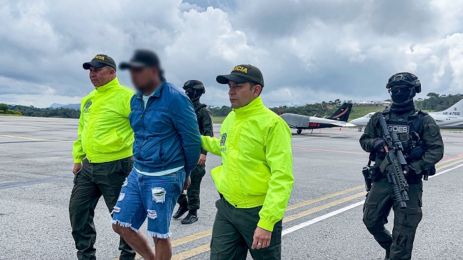 Capturado por orden judicial por el delito de concierto para delinquir agravado.