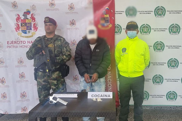 Capturado por el delito de tráfico, fabricación o porte de estupefacientes