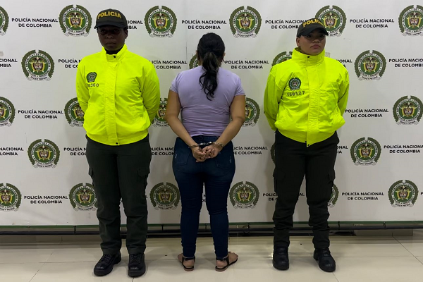 Capturada alias “Gloria” por concierto para delinquir agravado