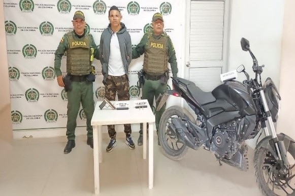 Capturada porte ilegal de armas de fuego 