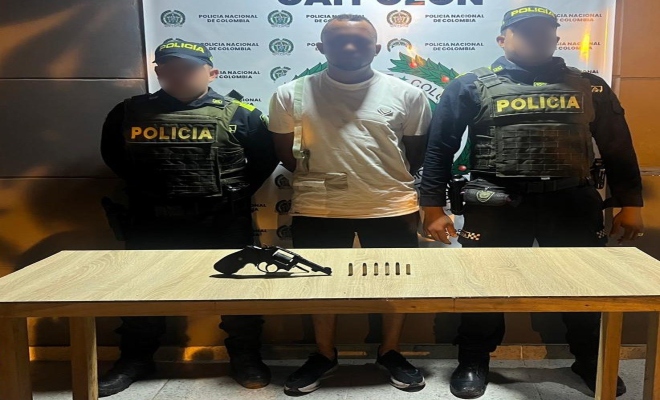 Capturado alias "guille" por porte ilegal de armas de fuego