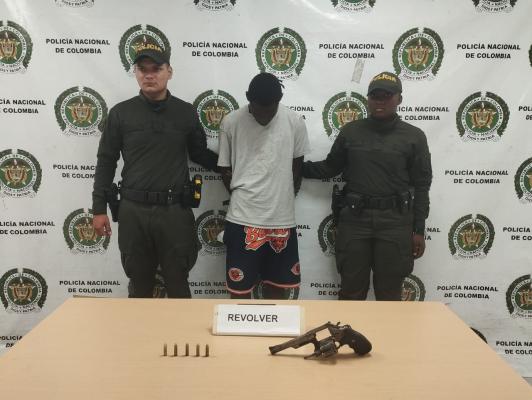 capturado por el delito de trafico de armas de fuego