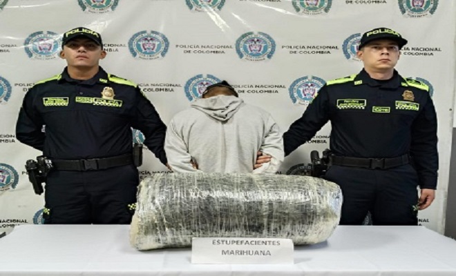 Capturado con droga y su destino era Bogot&aacute;
