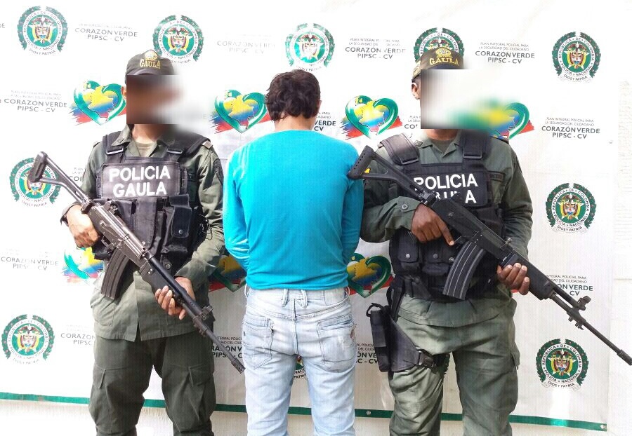 Persona captura por el Gaula de la policía en Urabá 