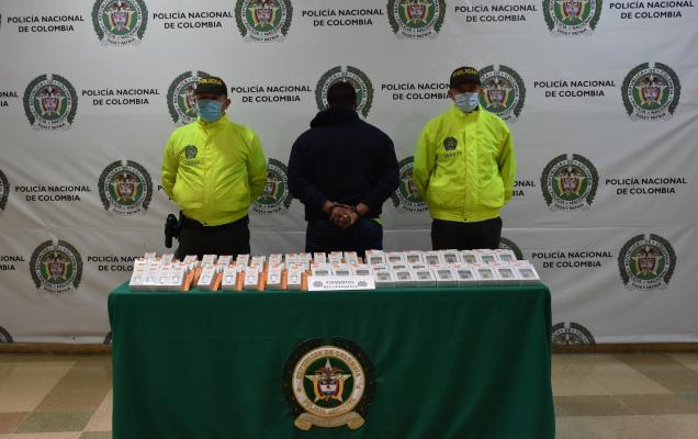 una persona capturada-elementos incautados