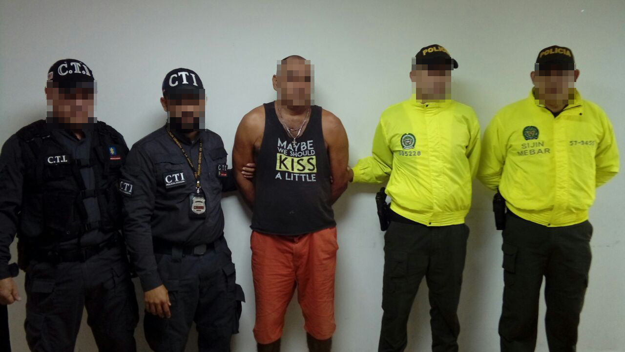 El Capturado habría facilitado su lugar de residencia para la manipulación del explosivo. 