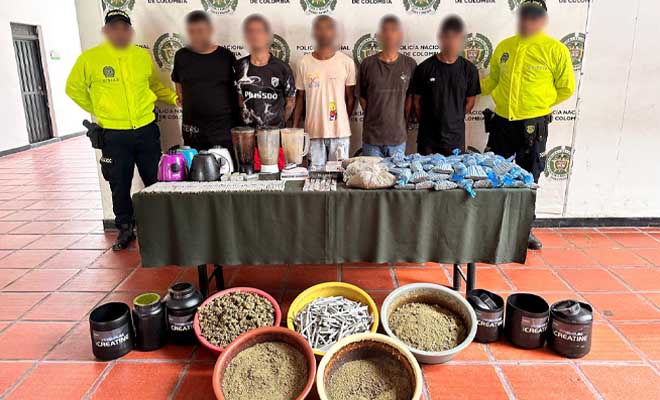 Ofensiva contra el tráfico de estupefacientes deja como resultado la captura de cinco personas en Barranquilla y el área metropolitana