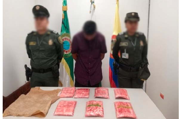 Capturado por tráfico de estupefacientes 