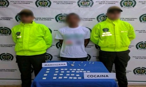 En la acción policial fue incautada marihuana y cocaína