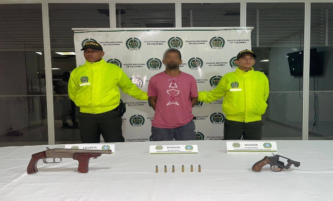 En ofensiva contra el homicidio y tráfico de estupefacientes, fueron capturados alias “Carlitos” y alias “Parcero”.