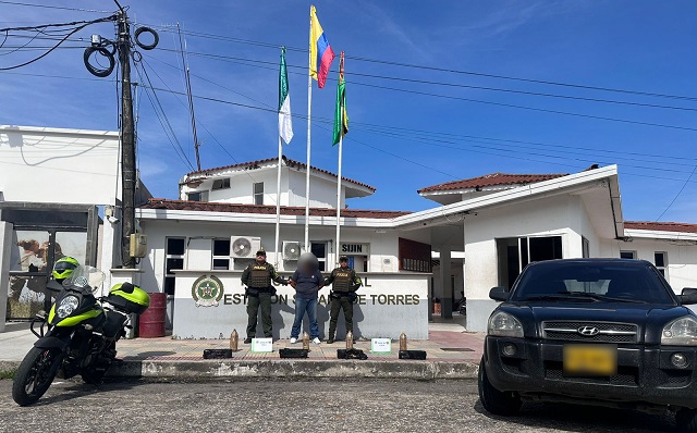 Capturado y vehículo inmovilizado