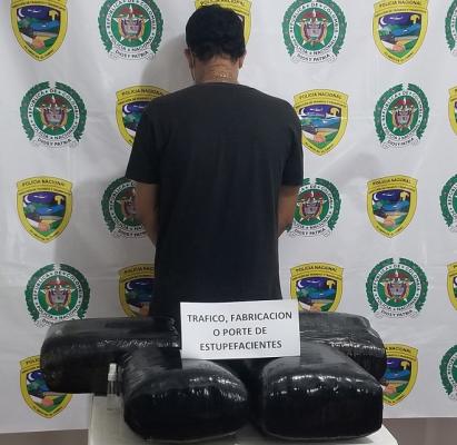 capturado con estupefaciente