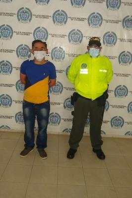 Capturado en el barrio las Ceibas