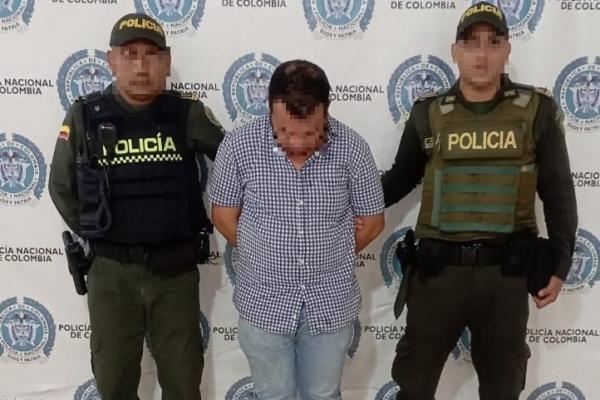 Capturado en flagrancia por el delito violencia intrafamiliar