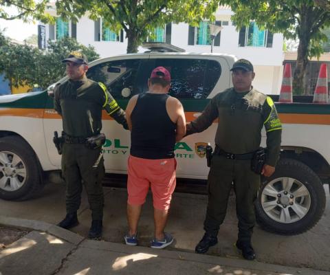 Capturado en la vía que de Villavicencio que conduce a Barranca de Upía