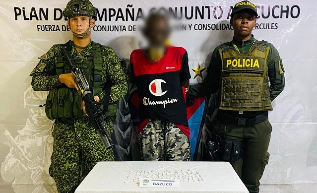 Capturado en Tumaco por tráfico de estupefacientes 