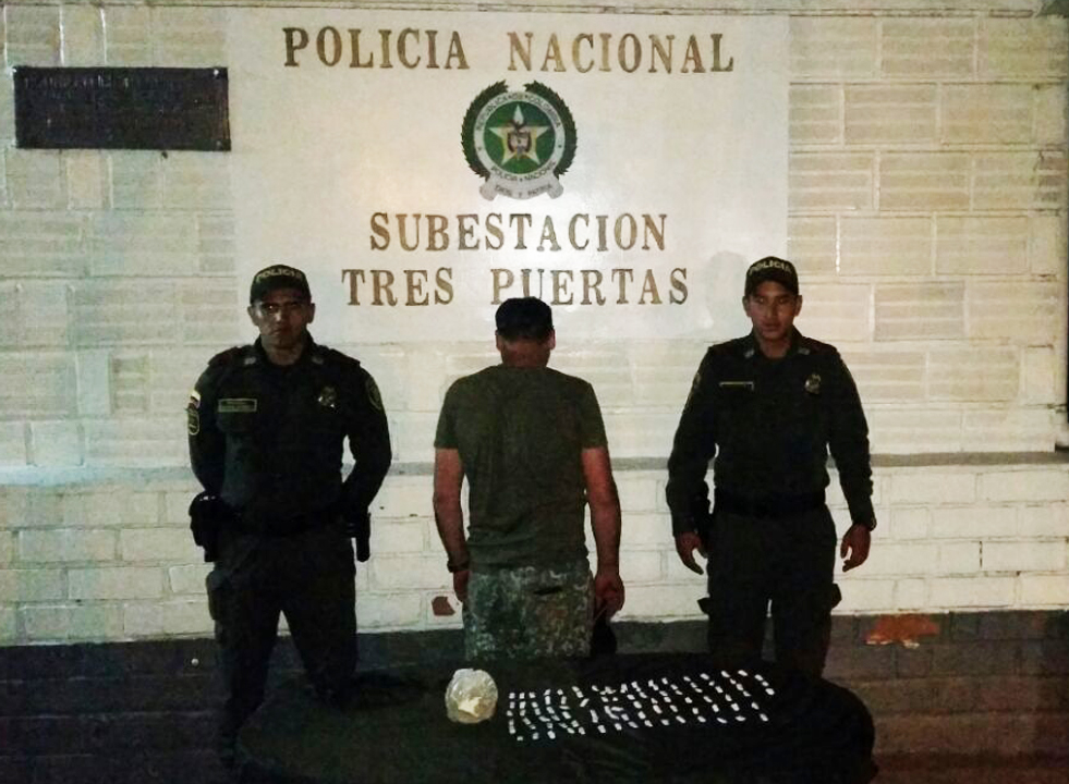 Evitamos la comercialización de estupefacientes en zona rural de manizales