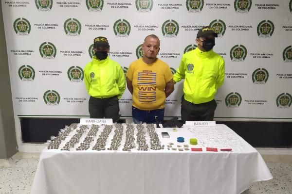 Capturado “jota jota” con 700 dosis de marihuana y 170 de bazuco