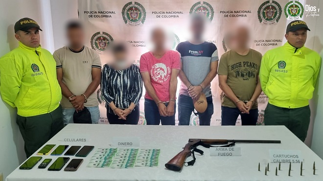 Captura del Grupo de delincuencia Común