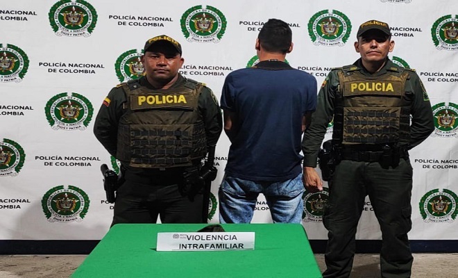 Capturado por el delito de violencia intrafamiliar