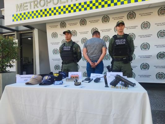 capturado mediante orden judicial  por extorsión