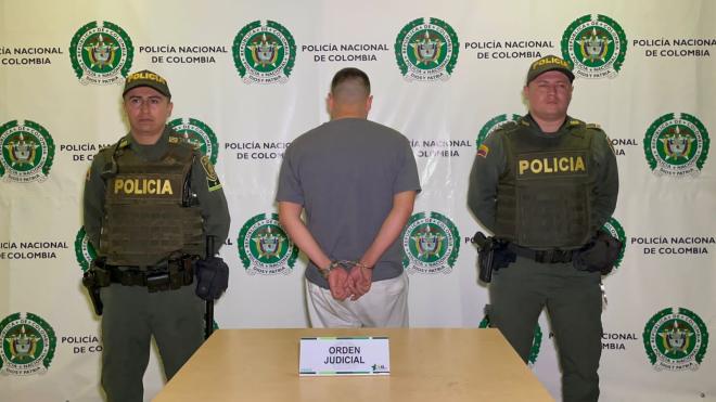 Capturamos un hombre por los delitos de homicidio agravado y fabricación, tráfico o porte de armas de fuego agravado