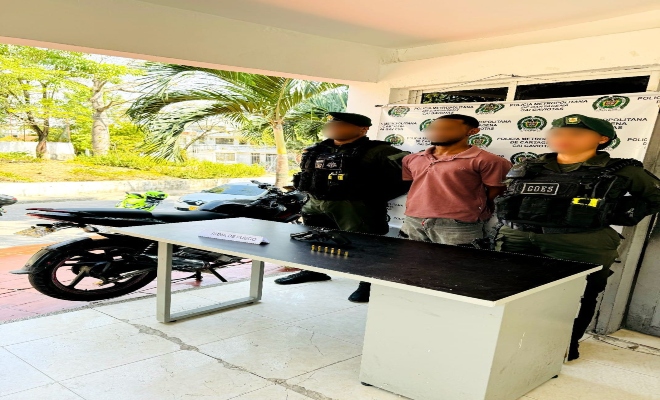 En persecución policial fue capturado un extranjero, señalado del homicidio de una persona en el barrio San Fernando