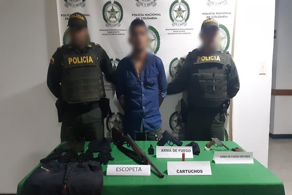 capturado por el delito de desplazamiento forzado en Quinchía