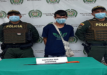 Capturado por lesiones personales  