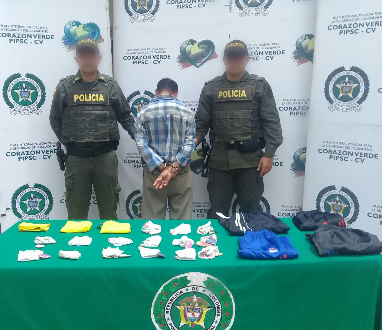 Capturado Distrito VI Policía de Santander