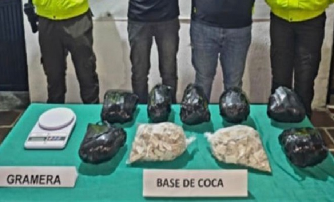 capturados en flagrancia con 9 kilos de base de coca 2
