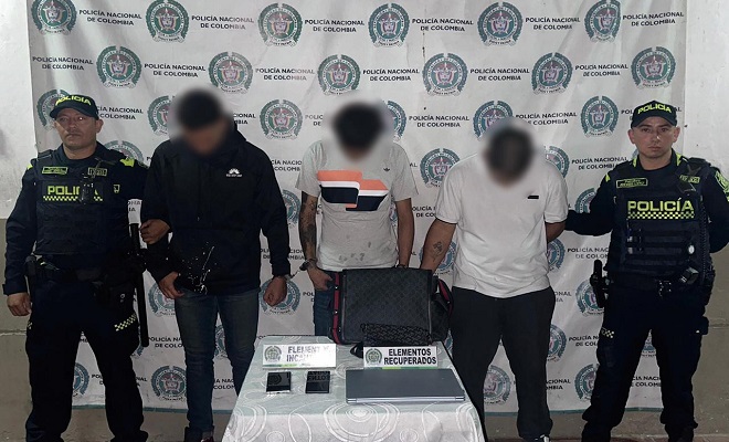 capturados luego de hurtar a ciudadanos extranjeros