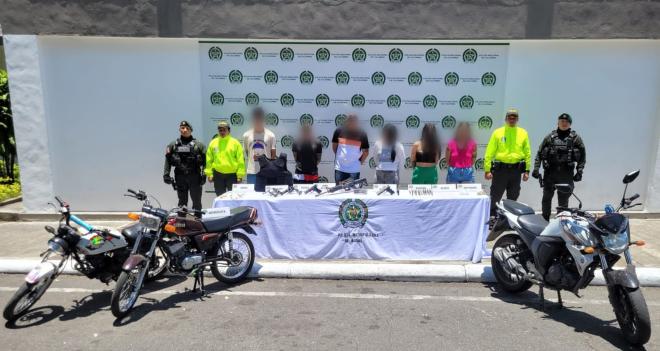 Cinco diligencias de allanamiento y registro dieron como resultado la captura de ocho personas.