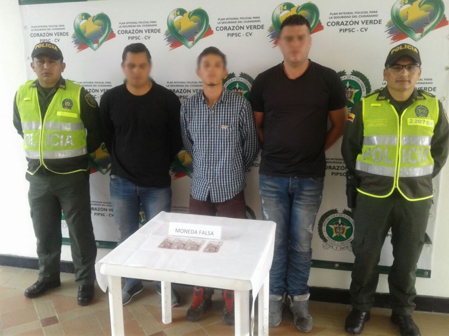 Capturados con moneda falsa en Garagoa 