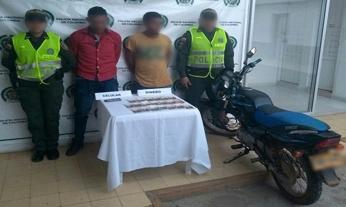 La acción policial se llevó a cabo en el barrio Santander de Planeta Rica