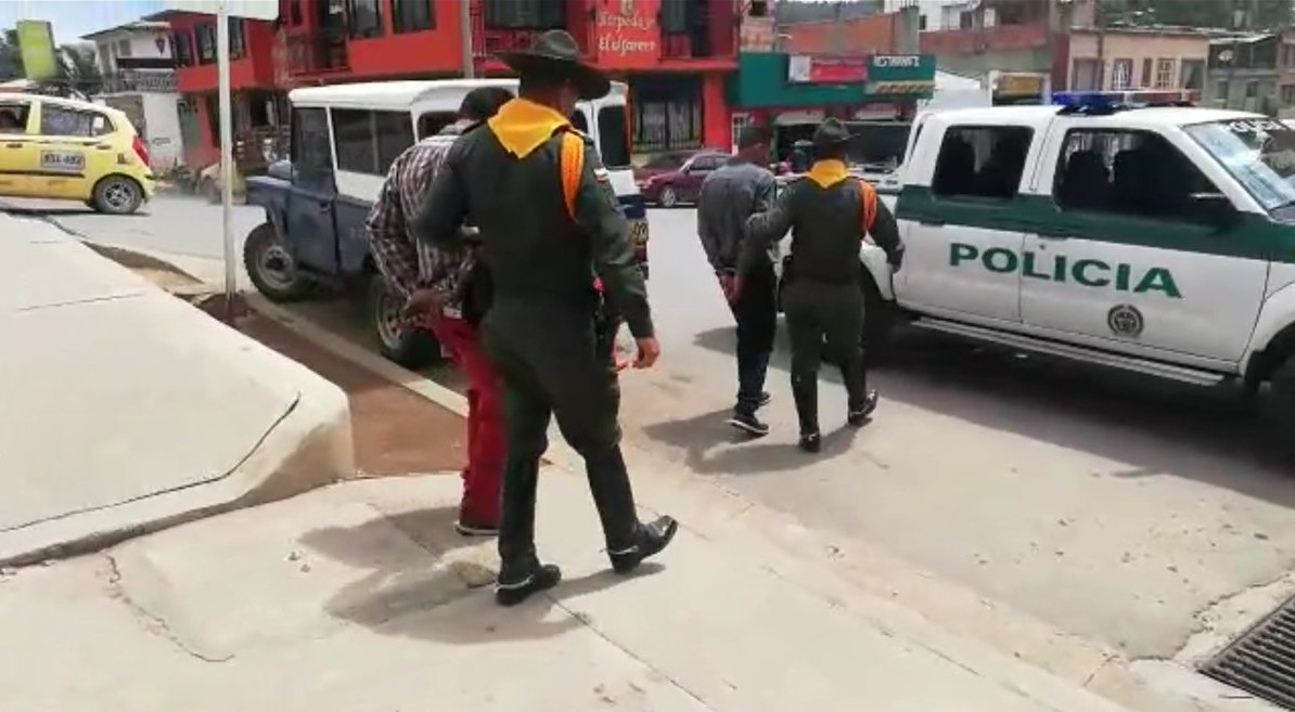 Capturados por homicidio en Ráquira