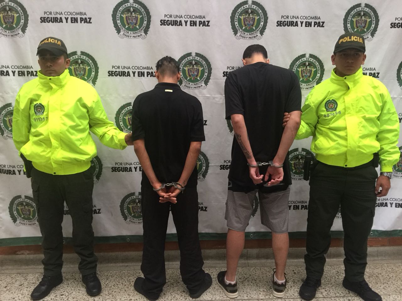 Capturados “galón” de la banda “la agonía” de la comuna 13 y “juangui” de la organización delincuencial el coco