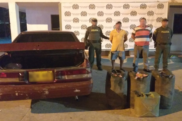 Capturados por  favorecimiento de contrabando de hidrocarburos 