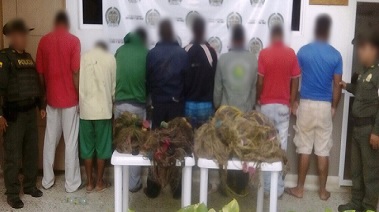 Fueron dejados a disposición de la Fiscalía local 23 del municipio de Lorica