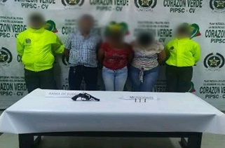 Se incautaron cinco armas de fuego con munición